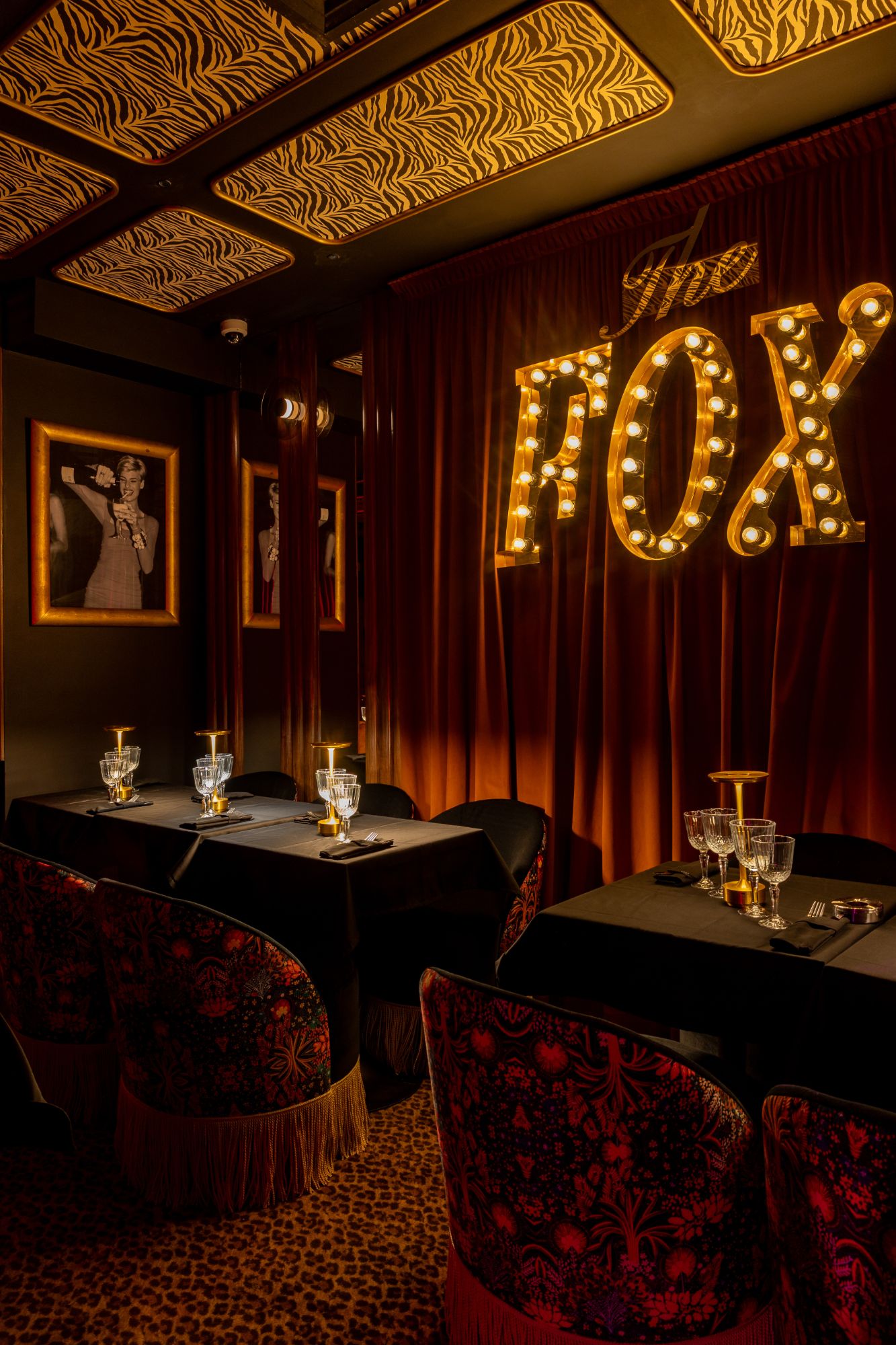 Salle feutrée de The Fox